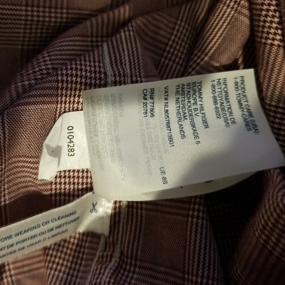 Tommy Hilfiger XL Custom Fit 80s 2 Ply Button Down - Picture 8 of 10